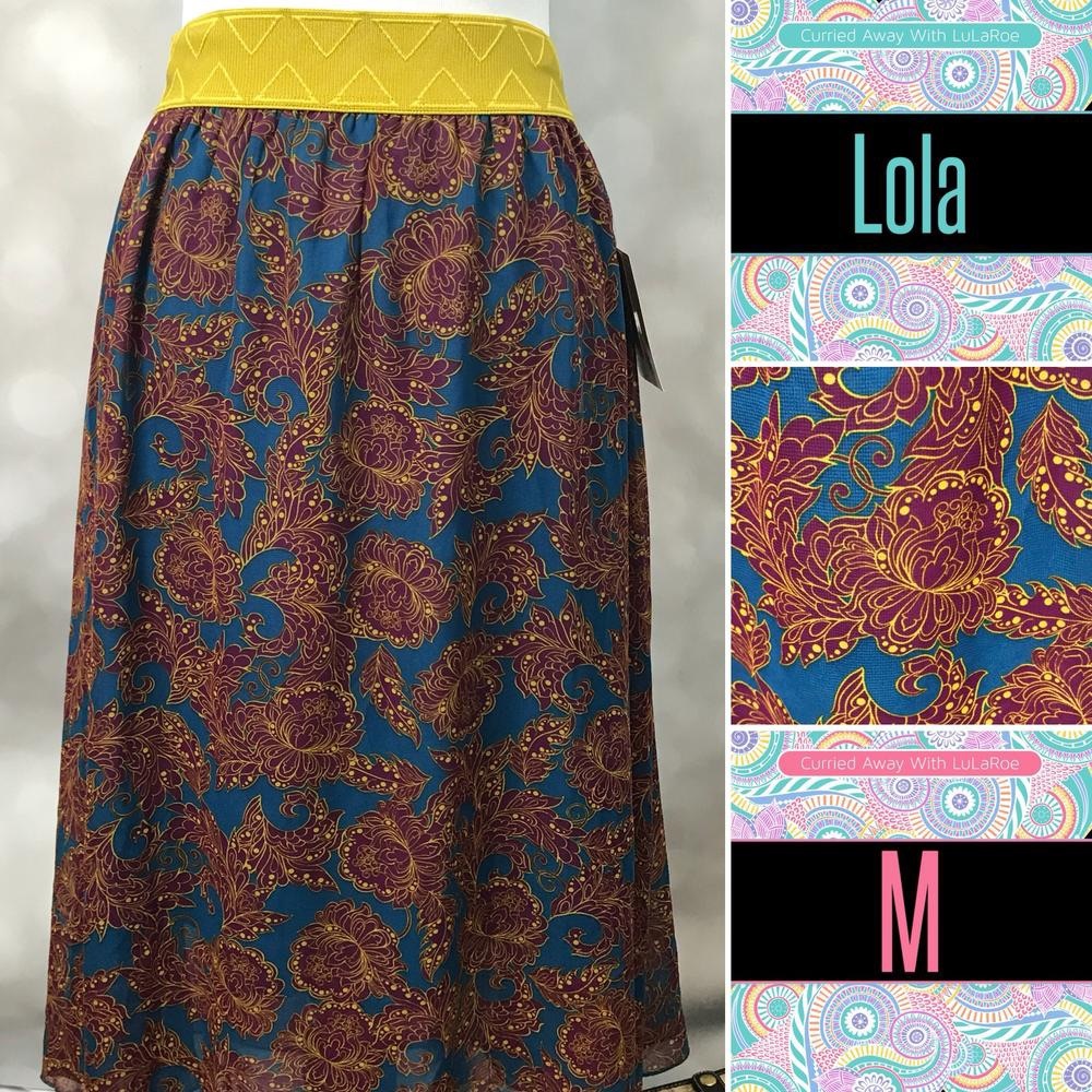 LuLaRoe Medium Lola Skirt